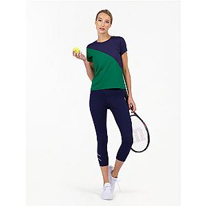 Parker Short Sleeve Crew Neck Top - Ivy/Ink