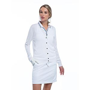 Alexa 17" Athleisure Skirt - White