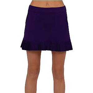 Sinclaire 15" Pleated Hem Golf And Tennis Skirt - Imperial