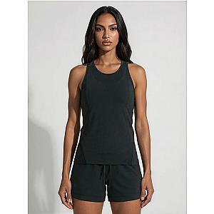 Bridget Racer Back Active and Tennis Tank - Black