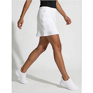 Cleo 17" Golf Skirt - White