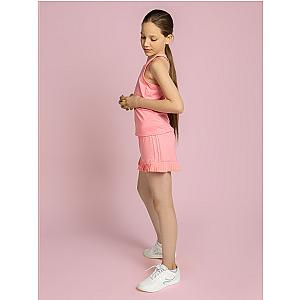 Girls Classic Tank - Plumeria/White