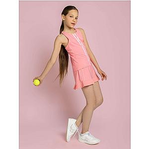 Girls Classic Tank - Plumeria/White
