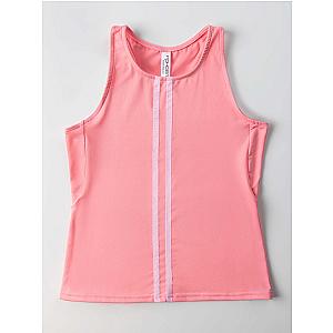 Girls Classic Tank - Plumeria/White