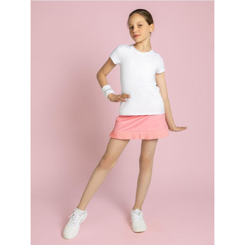 Girls Classic Short Sleeve Crew Neck - White
