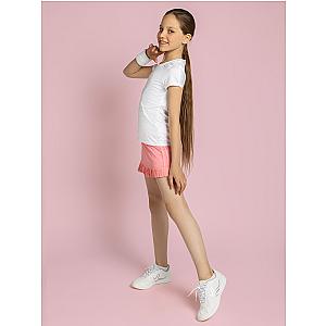 Girls Classic Short Sleeve Crew Neck - White