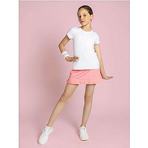 Girls Classic Short Sleeve Crew Neck - White