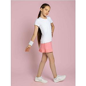 Girls Classic Short Sleeve Crew Neck - White