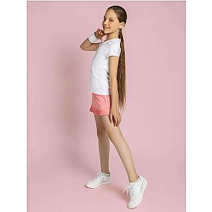 Girls Classic Short Sleeve Crew Neck - White