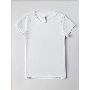 Girls Classic Short Sleeve Crew Neck - White