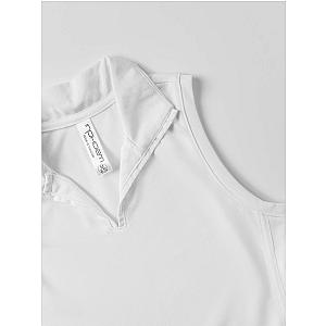 Girls Classic Collar Top - White