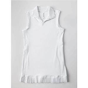 Girls Classic Tennis Dress - White