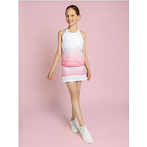 Girls Strappy Tank - Plumeria Ombre