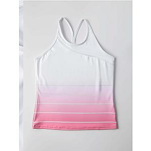 Girls Strappy Tank - Plumeria Ombre