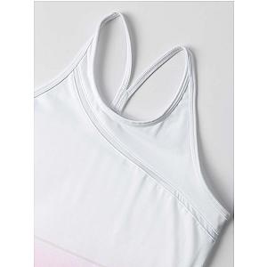 Girls Strappy Tank - Plumeria Ombre