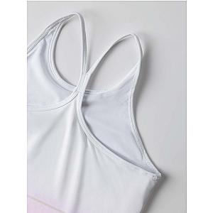 Girls Strappy Tank - Plumeria Ombre