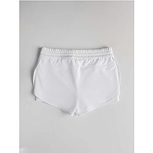 Girls Double Layer Shorts - White