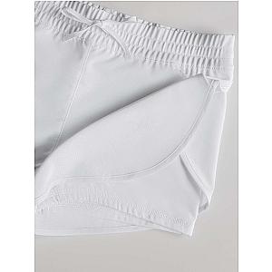 Girls Double Layer Shorts - White