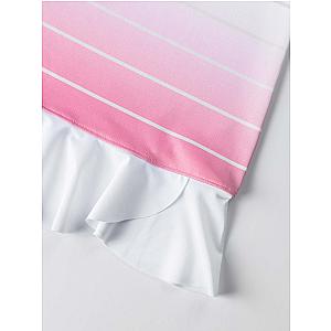 Girls Strappy Tennis Flounce Dress - Plumeria Ombre