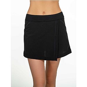 Lana Tennis & Golf Wrap Skirt - Black