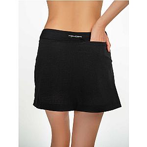 Lana Tennis & Golf Wrap Skirt - Black