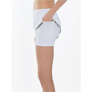 Lilian 15" Skirt - White/Militare