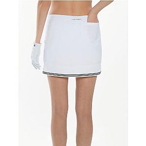 Lilian 15" Skirt - White/Militare