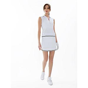 Lilian 15" Skirt - White/Militare