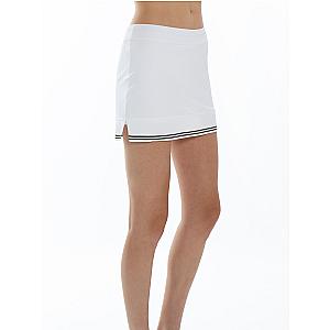 Ace Your Match Tennis Skirt - White/Militare