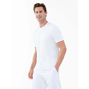 Performance Men's Tournament Short Sleeve Crew Neck - White
