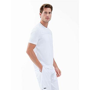 Performance Men's Tournament Short Sleeve Crew Neck - White