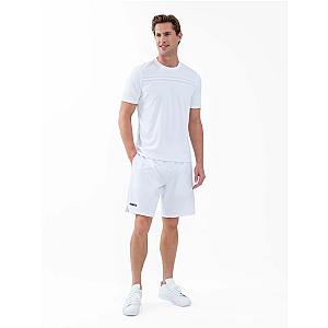 Performance Men's Tournament Short Sleeve Crew Neck - White