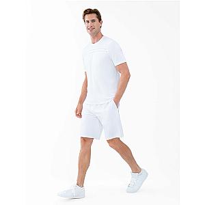 Performance Men's Tournament Short Sleeve Crew Neck - White