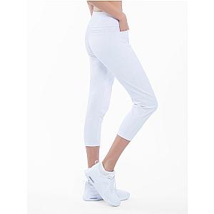 Quick Dry Women's Golf 24" Capri - White