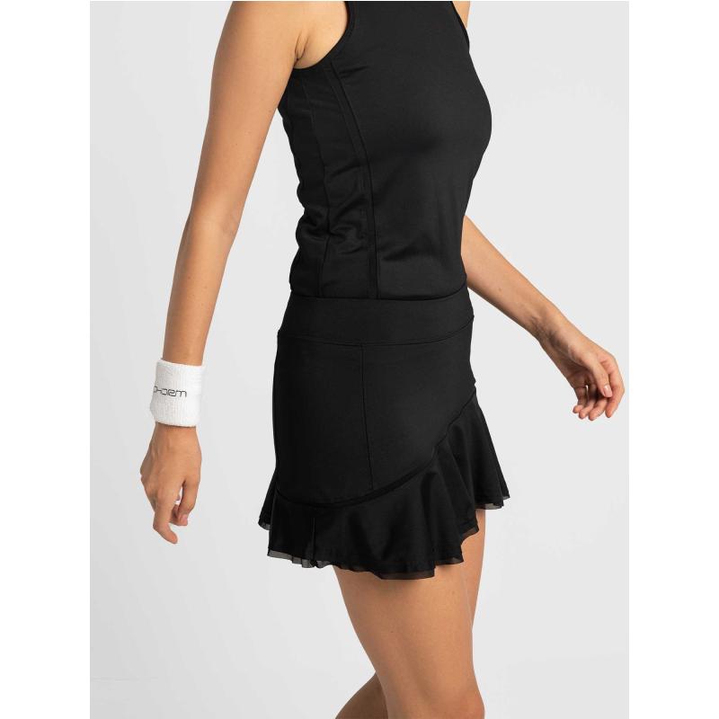 Tennis Classic 13 1/2" Flounce Skirt - Black