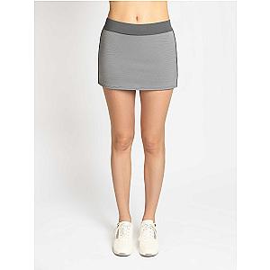 Spin Tennis Skirt - Onyx Stripes