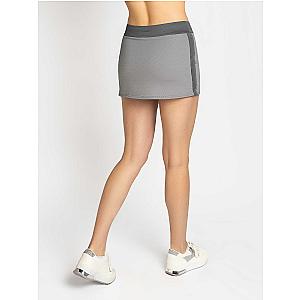 Spin Tennis Skirt - Onyx Stripes