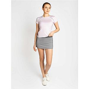 Spin Tennis Skirt - Onyx Stripes