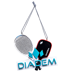 Diadem Racket & Paddle Ornament