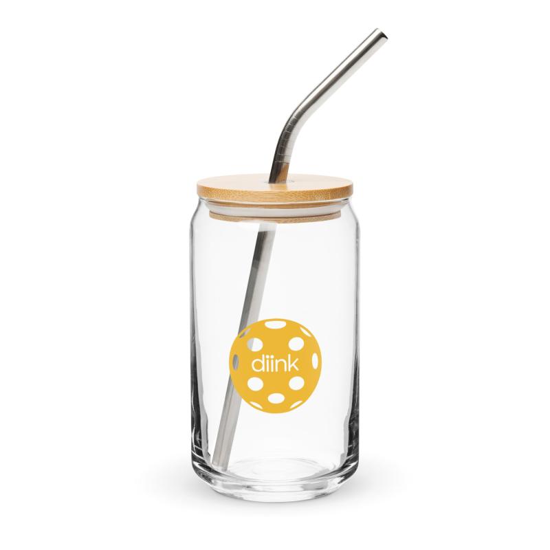 diink Pickleball Can-shaped glass