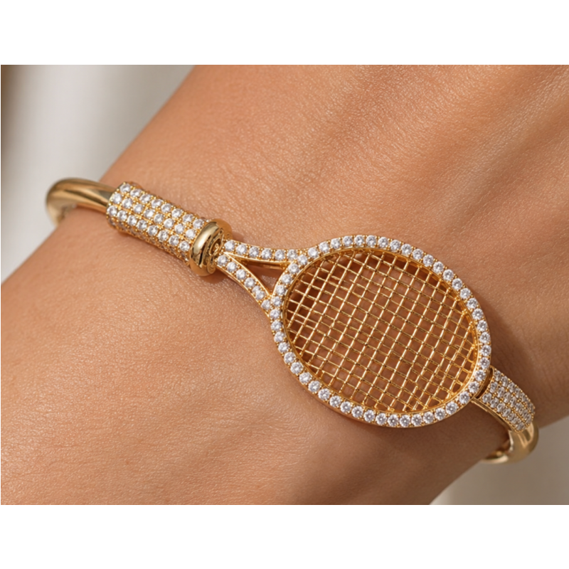 Racquet Open Bangle
