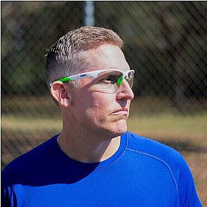 Daytona Sunglasses - White/Green