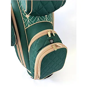 Women’S Deluxe Golf Cart Bag with 14-Way Divider, Cooler Pocket & Matching Accessories – Versailles