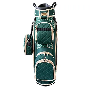Women’S Deluxe Golf Cart Bag with 14-Way Divider, Cooler Pocket & Matching Accessories – Versailles