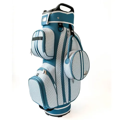 Women’S Deluxe Golf Cart Bag with 14-Way Divider, Cooler Pocket & Detachable Purse – Capri
