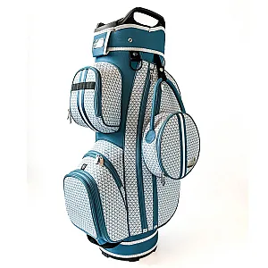 Women’S Deluxe Golf Cart Bag with 14-Way Divider, Cooler Pocket & Detachable Purse – Capri