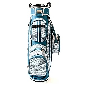 Women’S Deluxe Golf Cart Bag with 14-Way Divider, Cooler Pocket & Detachable Purse – Capri