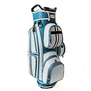 Women’S Deluxe Golf Cart Bag with 14-Way Divider, Cooler Pocket & Detachable Purse – Capri