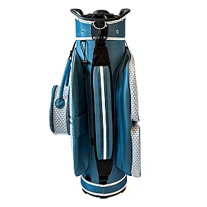 Women’S Deluxe Golf Cart Bag with 14-Way Divider, Cooler Pocket & Detachable Purse – Capri
