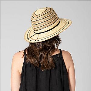 Paradise - Paperbraid Multi Striped Fedora